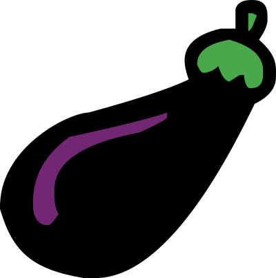 Eggplant Icon clipart