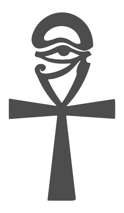 Egyptian symbol of wisdom - Símbolo egipcio de la sabiduría clipart