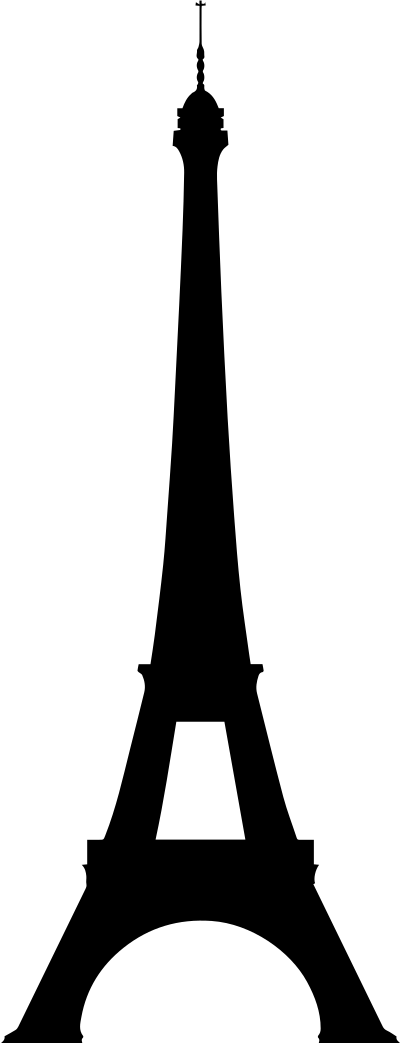 Eiffel Tower Silhouette clipart