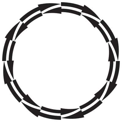 Eight Arrows Frame 2 clipart
