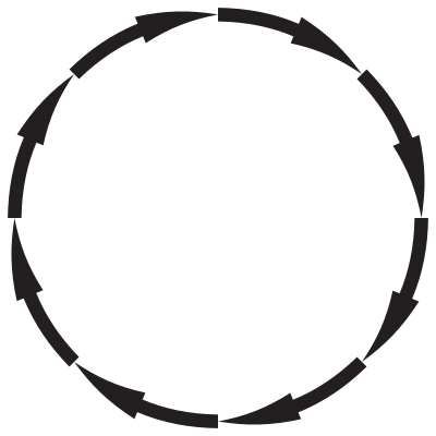 Eight Arrows Frame clipart
