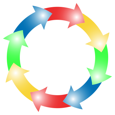 Eight Arrows Frame 3 clipart