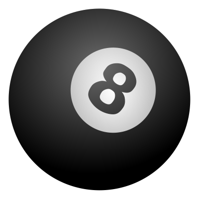 Eight ball clipart