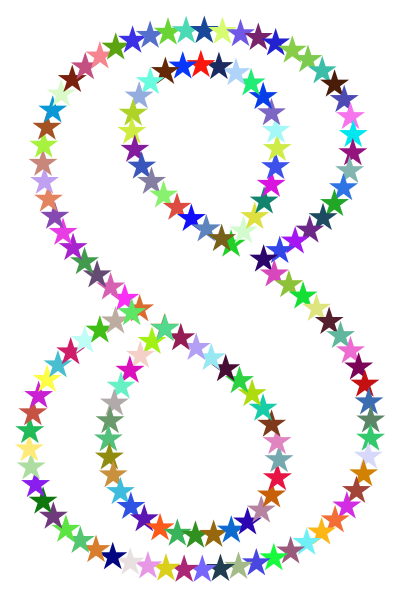 Eight Stars clipart