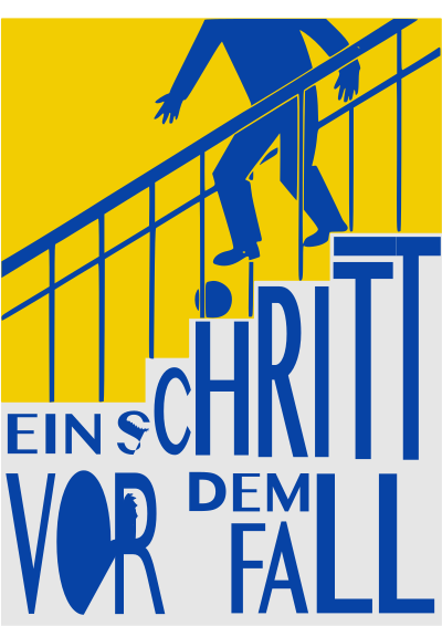 Ein Schritt vor dem Fall clipart