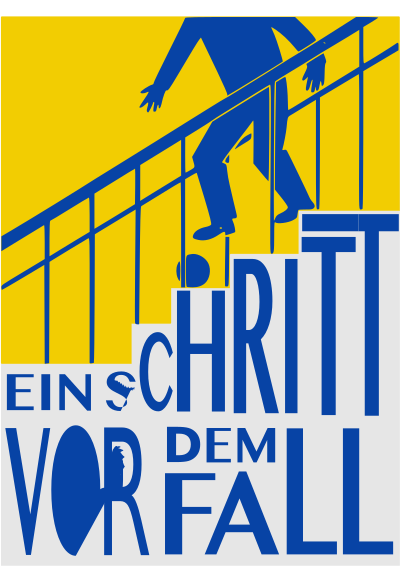 Ein Schritt vor dem Fall clipart