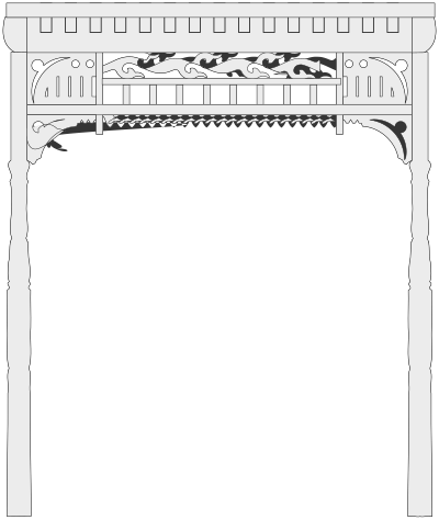 Elaborate Architectural Ornamentation clipart