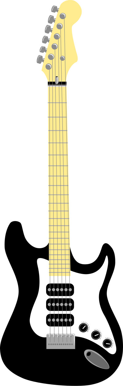Electric guitar clipart