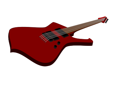 Electric guitar clipart