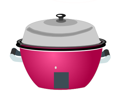 Electric rice cook clipart
