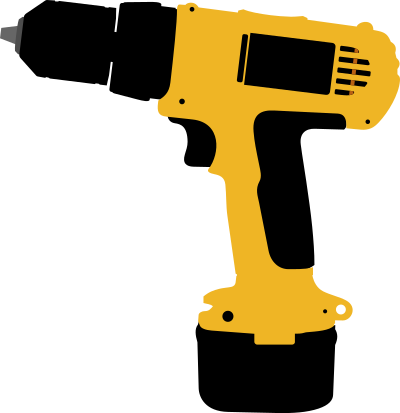 Electric screwdriver clipart