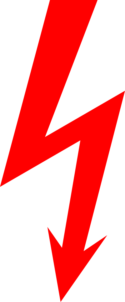 Electric sign «lightning» clipart
