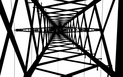 Electricity Pylon Silhouette clipart
