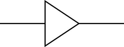 Electronic Logic Symbol - Buffer clipart