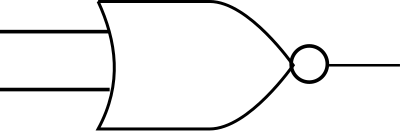 Electronic Logic Symbol - NOR clipart