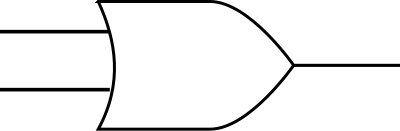 Electronic Logic Symbol - OR clipart