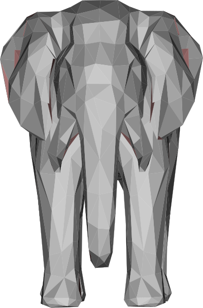 Elephant 3D clipart