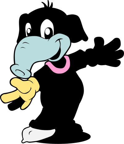 Elephant in pajamas clipart