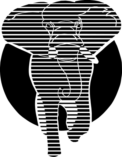 Elephant (Stylized) clipart