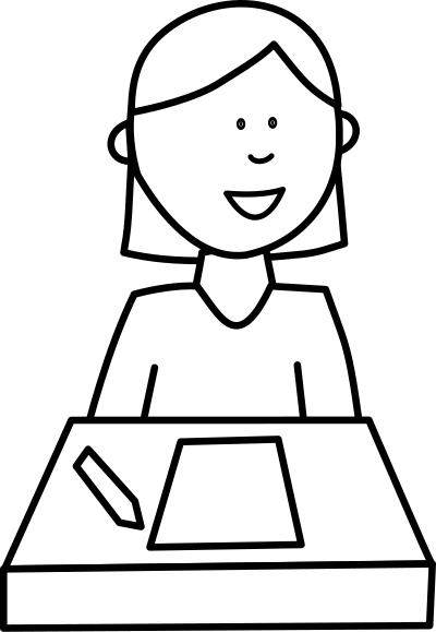 Élève / student clipart