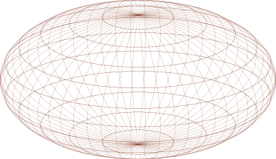 Ellipsoid clipart