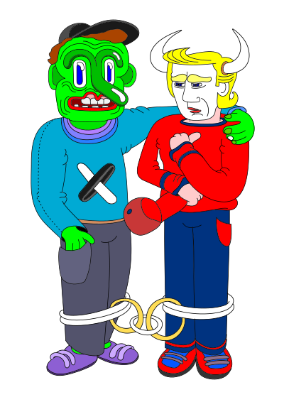 ELON & DONALD clipart