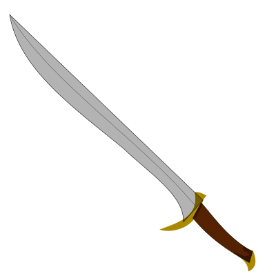 Elven Great Sword clipart