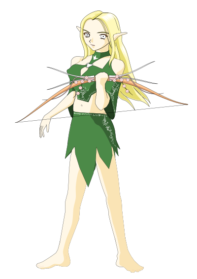 Elvish Archer clipart