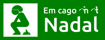 Em cago en el Nadal clipart