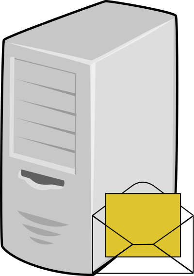 Email server clipart