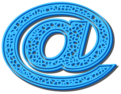 Email @ symbol clipart