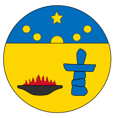 Emblem of Nunavut clipart