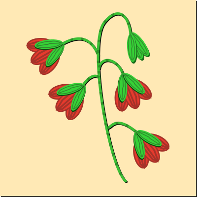 Embroidered Flower clipart
