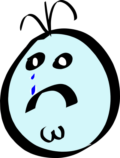 Emoticon - tears clipart