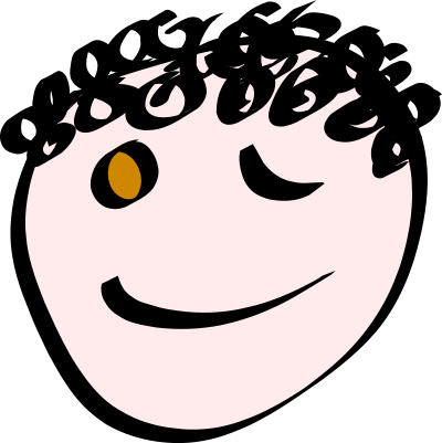 Emoticon - wink clipart