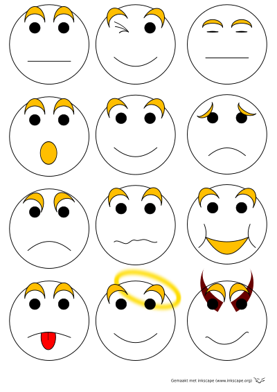 Emoticons clipart