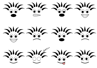 Emoticons clipart