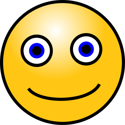 Emoticons: Simple face clipart