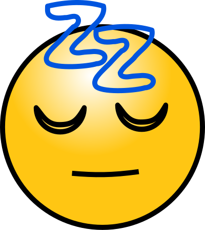 Emoticons: Sleeping face clipart