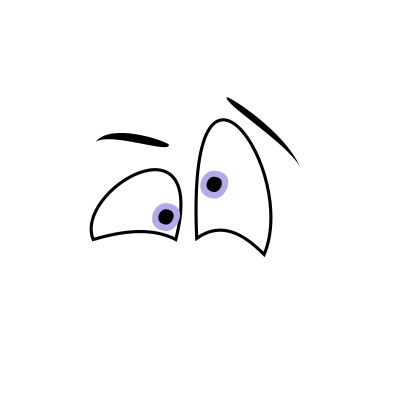 Emotion grimace clipart