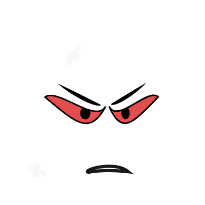 Emotion really angry clipart