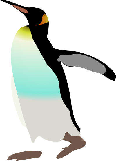 Emperor penguin clipart