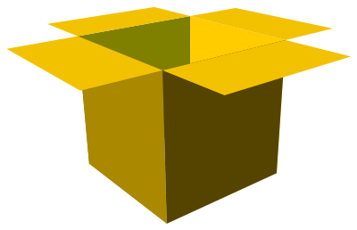 Empty box clipart