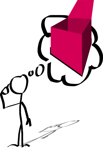 Empty Box Thinking clipart