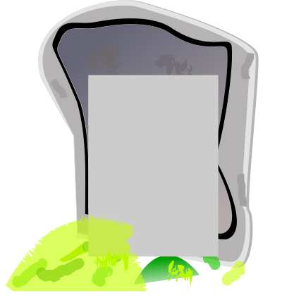 Empty Gravestone clipart