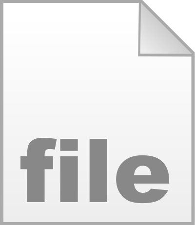 Empty unix file clipart