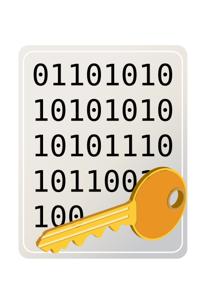 Encrypted file clipart