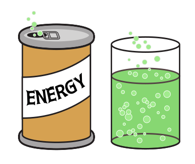 Energy Drink Fizzing clipart