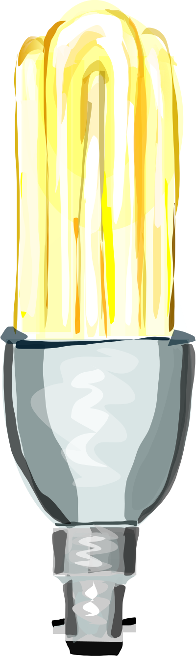 Energy Saving Lightbulb clipart