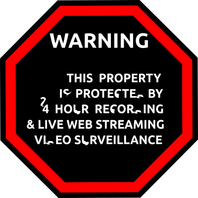 English Security Sticker clipart